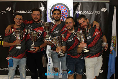 Campeones Selecciones Internacional RadikalDarts 2022 Ciudad Real Nivel 2